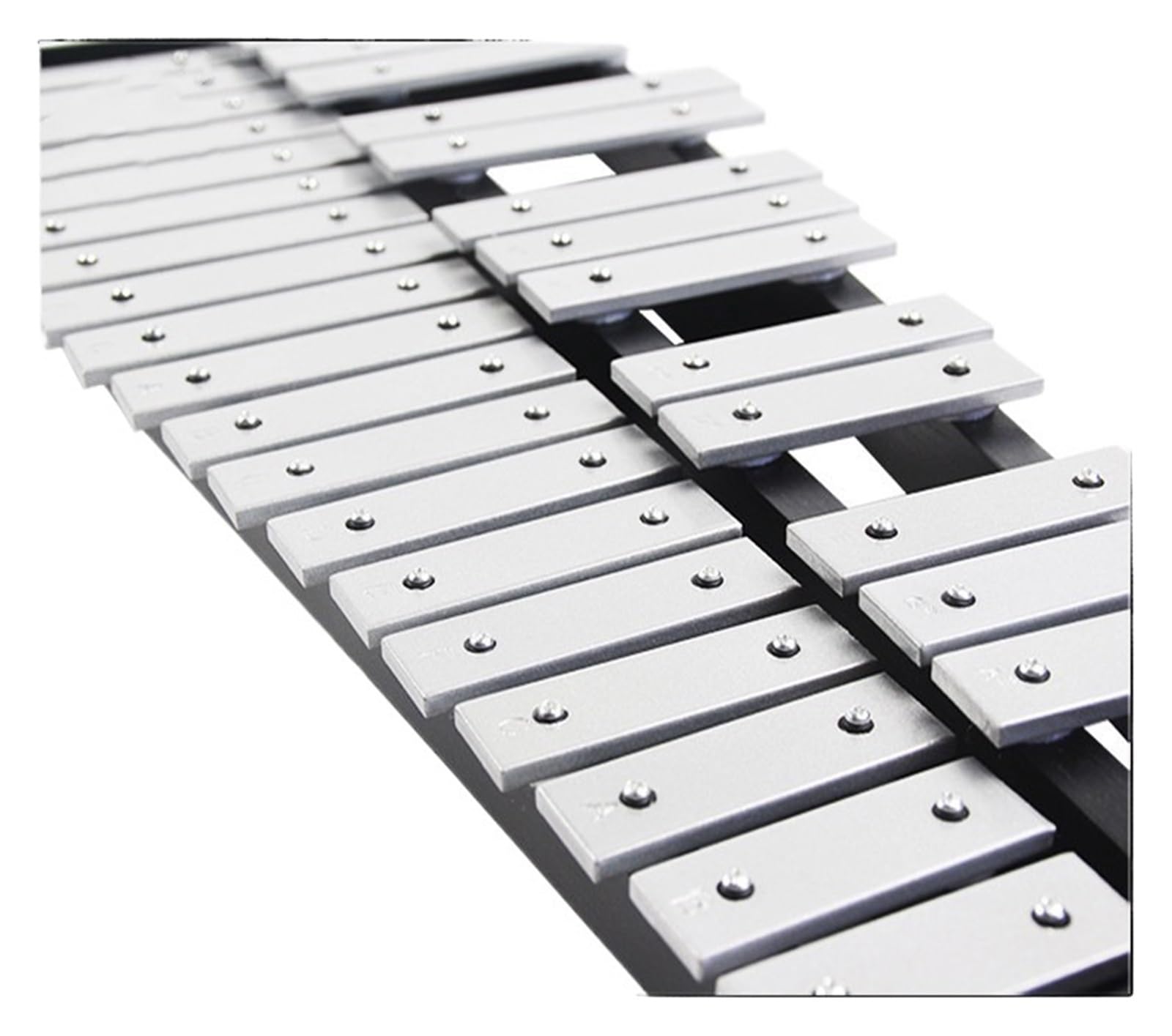 xilofono ​Legno Strumento A Percussione Carillon con Piastra in Alluminio A 32 Toni di Buona tonalità, Strumento A Percussione con Supporto E Confezione
