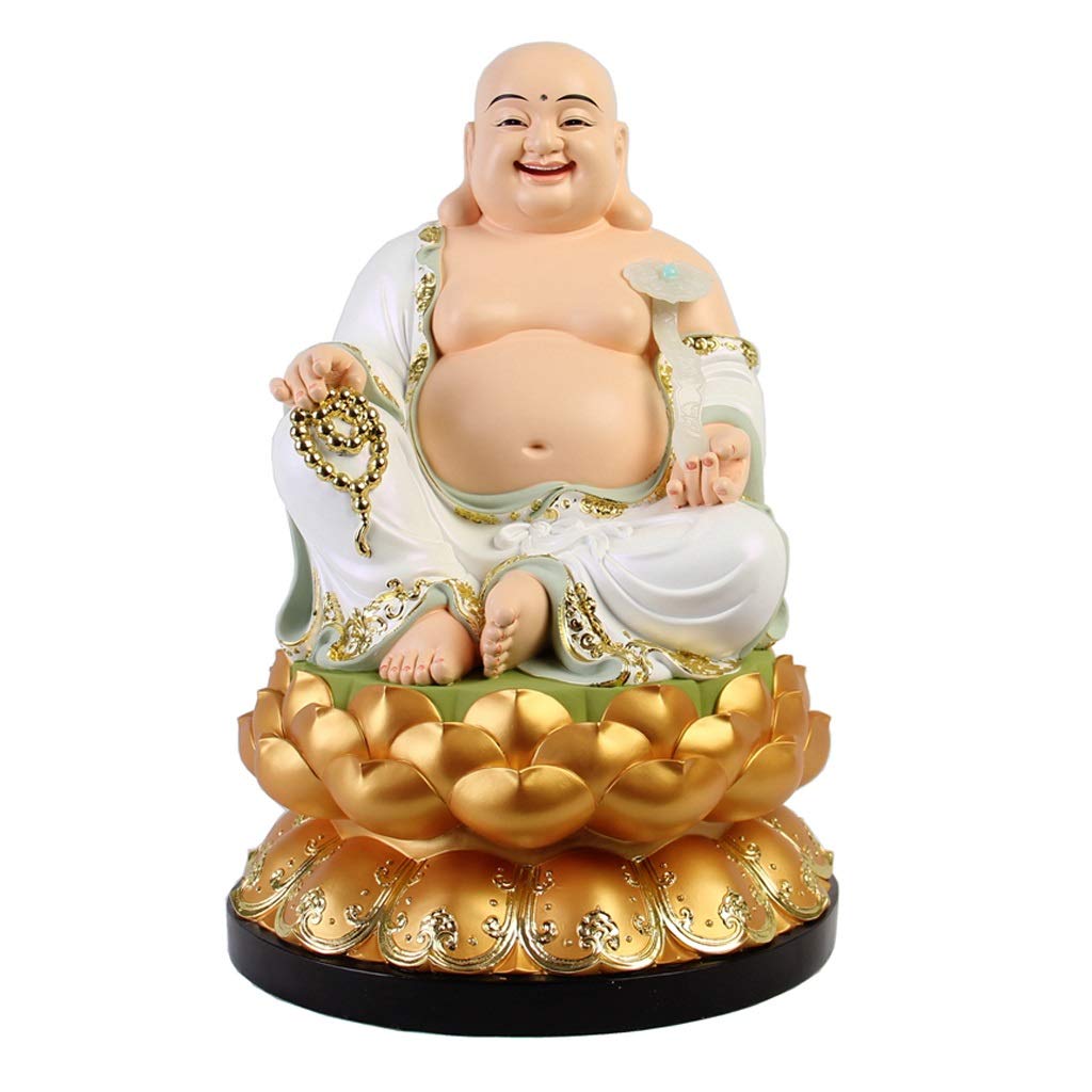 Statue Bouddha Rire Résine : Rompez la Monotonie de Votre Salon avec ce Look Zen