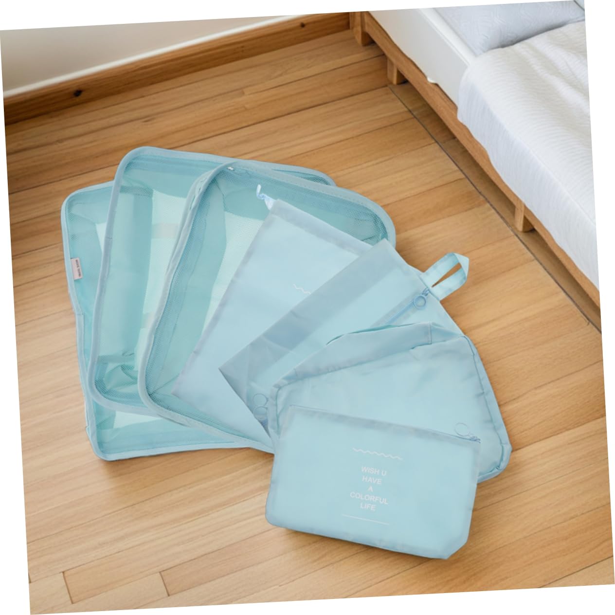 FOMIYES 14pezzi Cubi di Compressione per Imballaggio Viaggi Set Organizer per Valigia da Borsa per Biancheria Intima e Vestiti Borsa per Riporre Scarpe Organizzatori da Viaggio