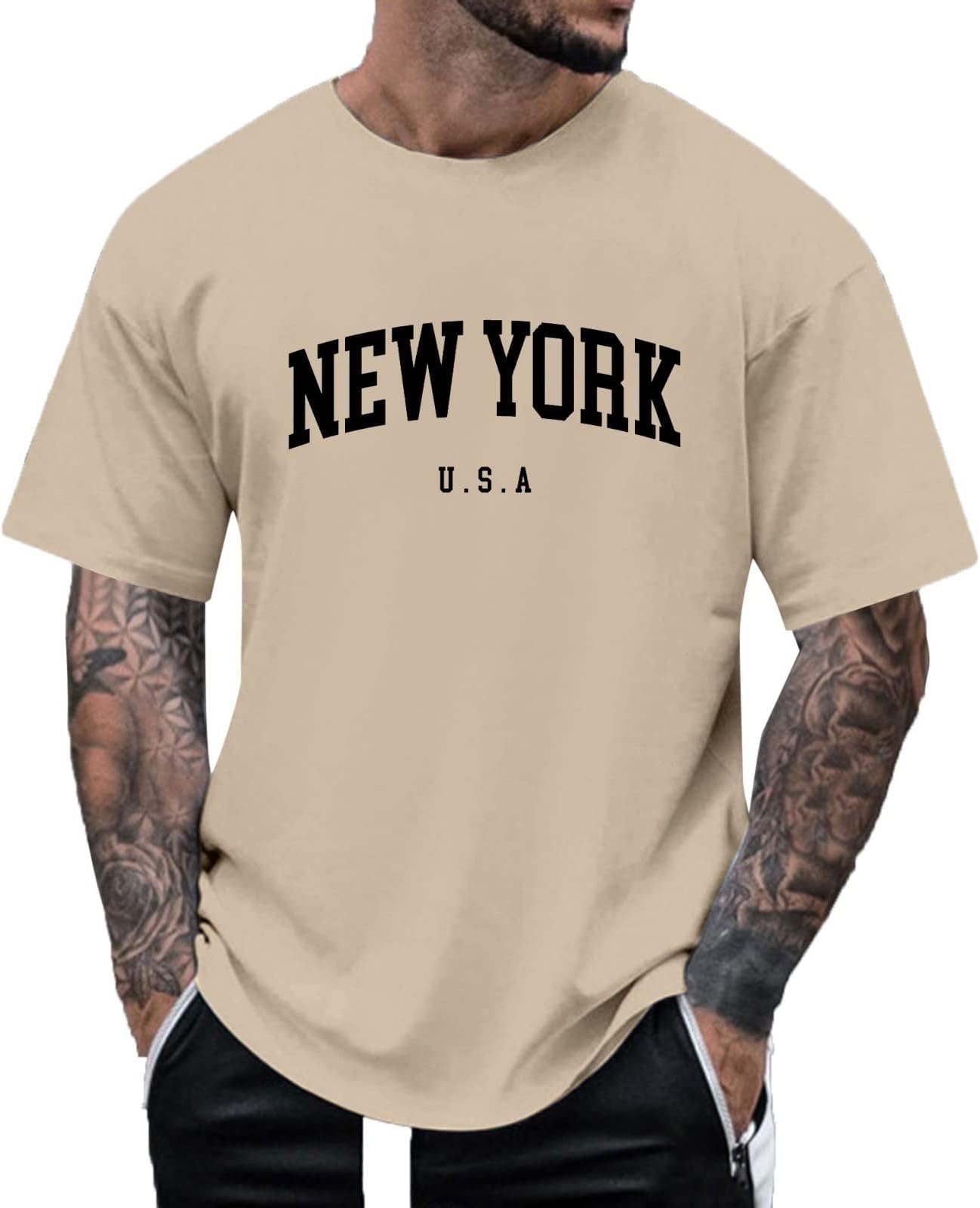 Hawaii Men's Shirt for Oktoberfest Digital Print T-Shirt Short Sleeve Top Modern Design for Stylish Men, Men's Digital 3D Printed Short Sleeve Shirt Top Breathable Lightweight T-Shirt with
