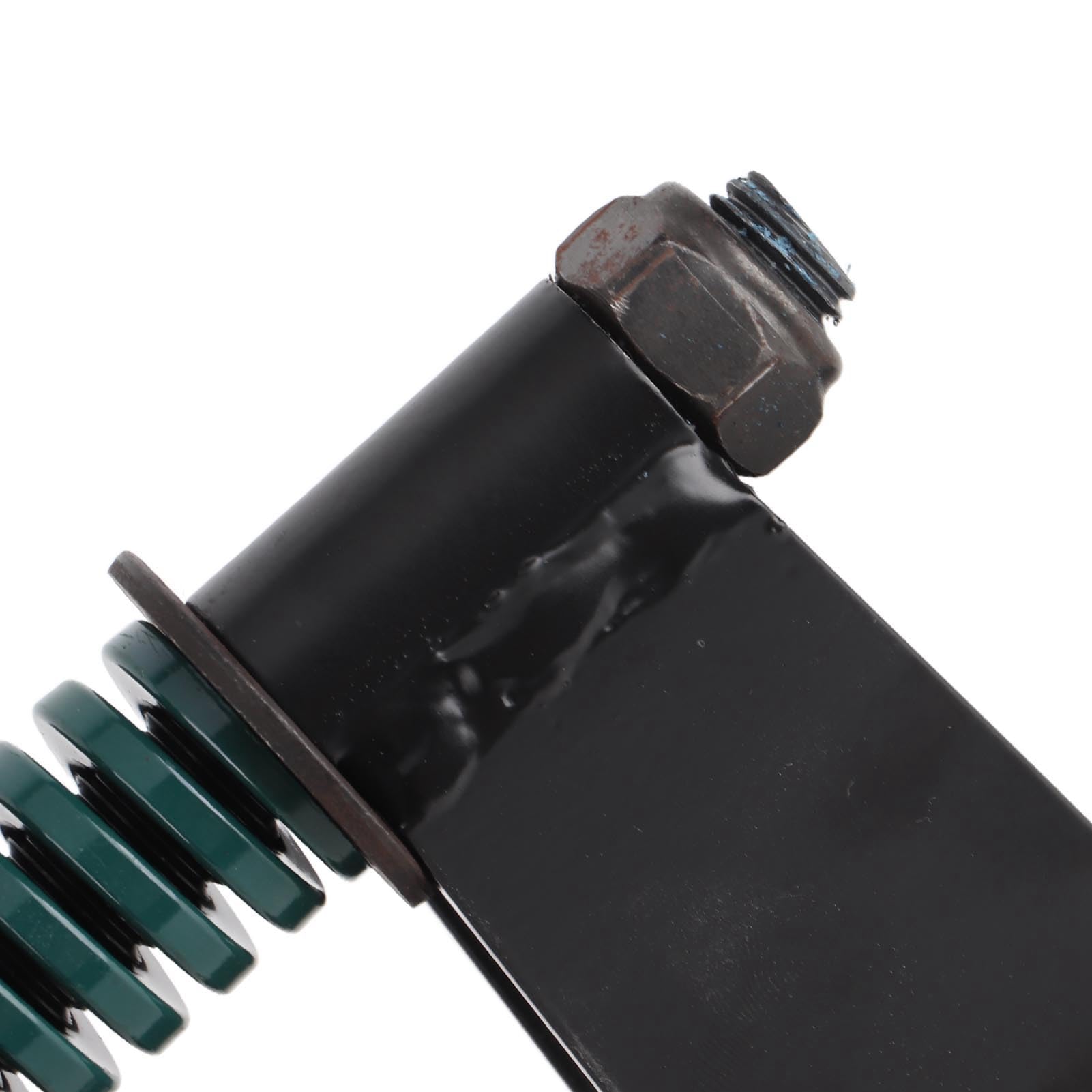 Fabater Rueda de Puerta de 8 Pulgadas, Capacidad de Carga de 600 Libras, Rueda de Puerta de Cerca Resistente con Caucho de Acero Al Carbono, de Soporte Inoxidable con Recubrimiento en Polvo Negro