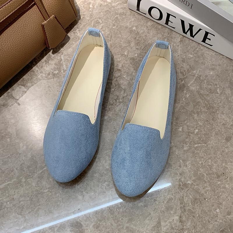 Womens Ballet Flats Casual Pointed Toe Slip On Flats Lightweight Walking Flat Comfortable Walking Shoes Business Work Loafer Shoes2