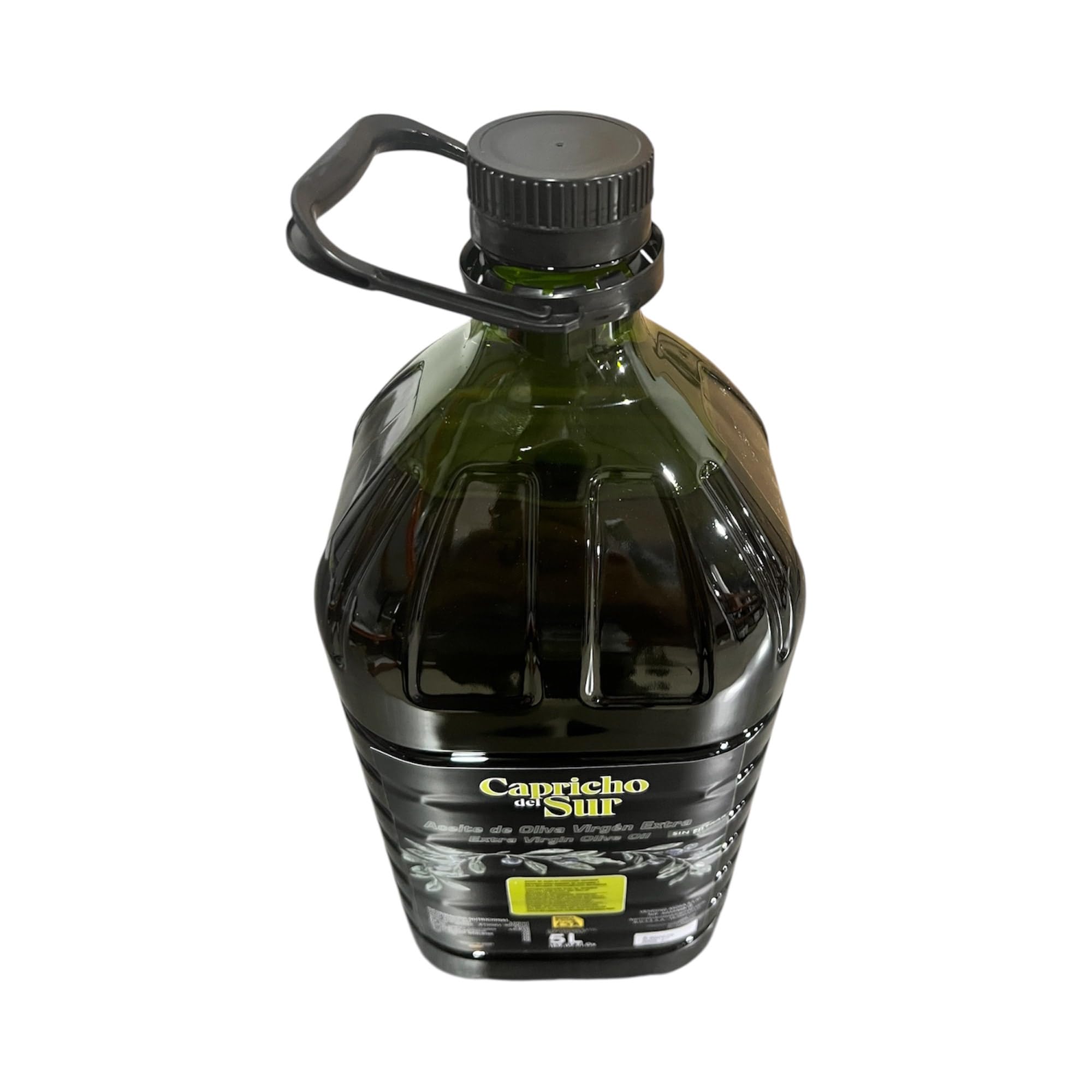 Capricho del Sur Aceite de Oliva Virgen Extra Sin Filtrar – AOVE Premium Extracción en Frío, Sabor Intenso y Natural, Rico en Antioxidantes, Ideal para Tostadas y Ensaladas (5 Litros, Pack 1)