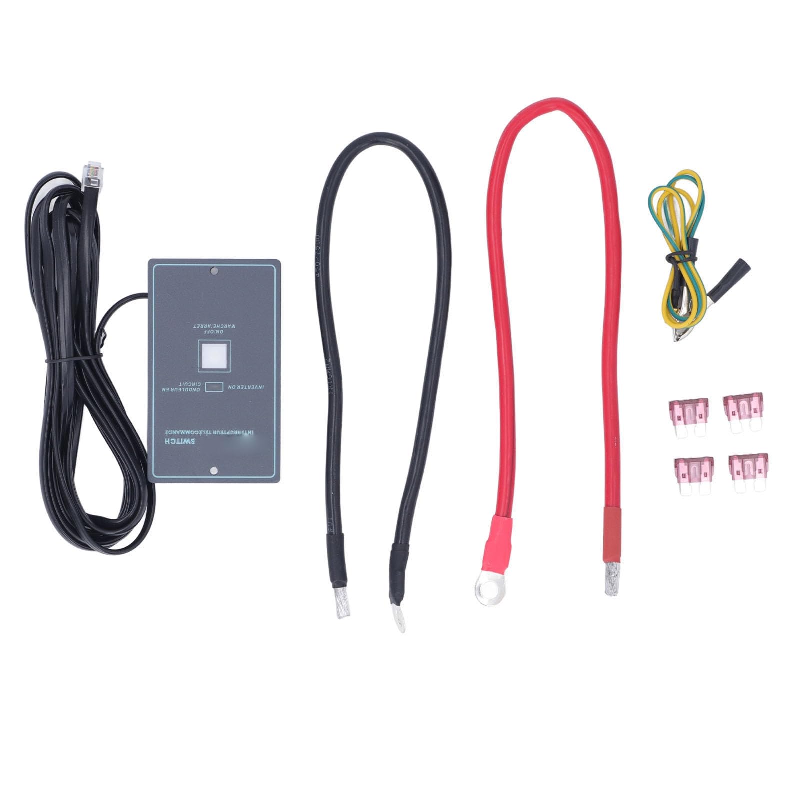 Inverter A Onda Sinusoidale Pura da 6000 W, Convertitore da 12 V CC A 220 V CA per Camper, Casa, Camion, Veicoli, Barca, Adattatore per Auto con Porte USB 5 V 2,4 A, 2 Prese CA
