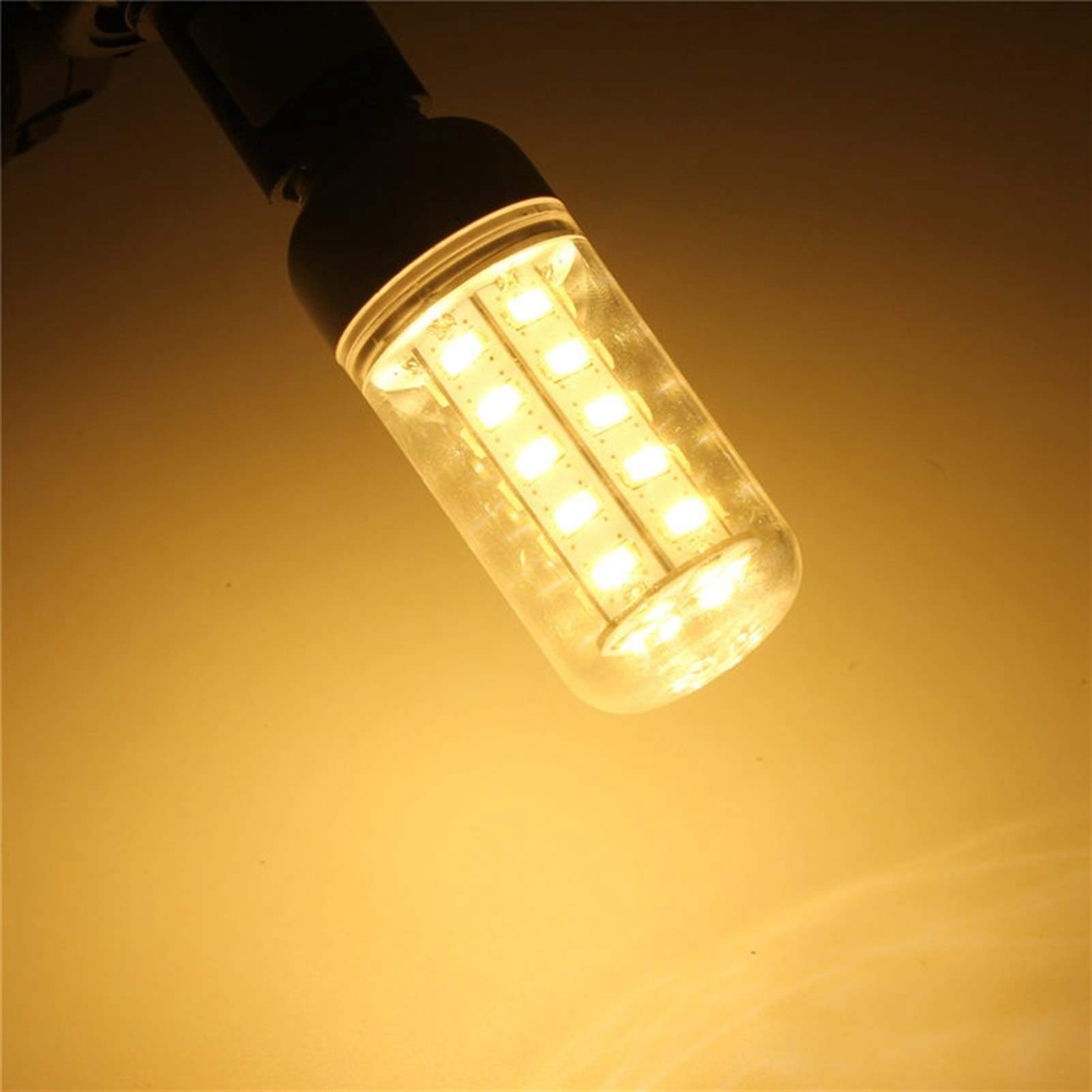 ANTYX 12V G9 Żarówka LED (10-PACK), 7W G9 BASE LED Żarówka kukurydziana, 60 W równoważny, Lampy kukurydziane LED, LED 500-550LM LED, DC10-80V (Color : Ciepły biały)