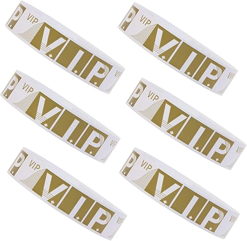 ONLYKXY 120 pulseras VIP de papel para fiesta, correas de muñeca de 34 pulgadas, resistentes al desgarro, impermeables, desechables para eventos,