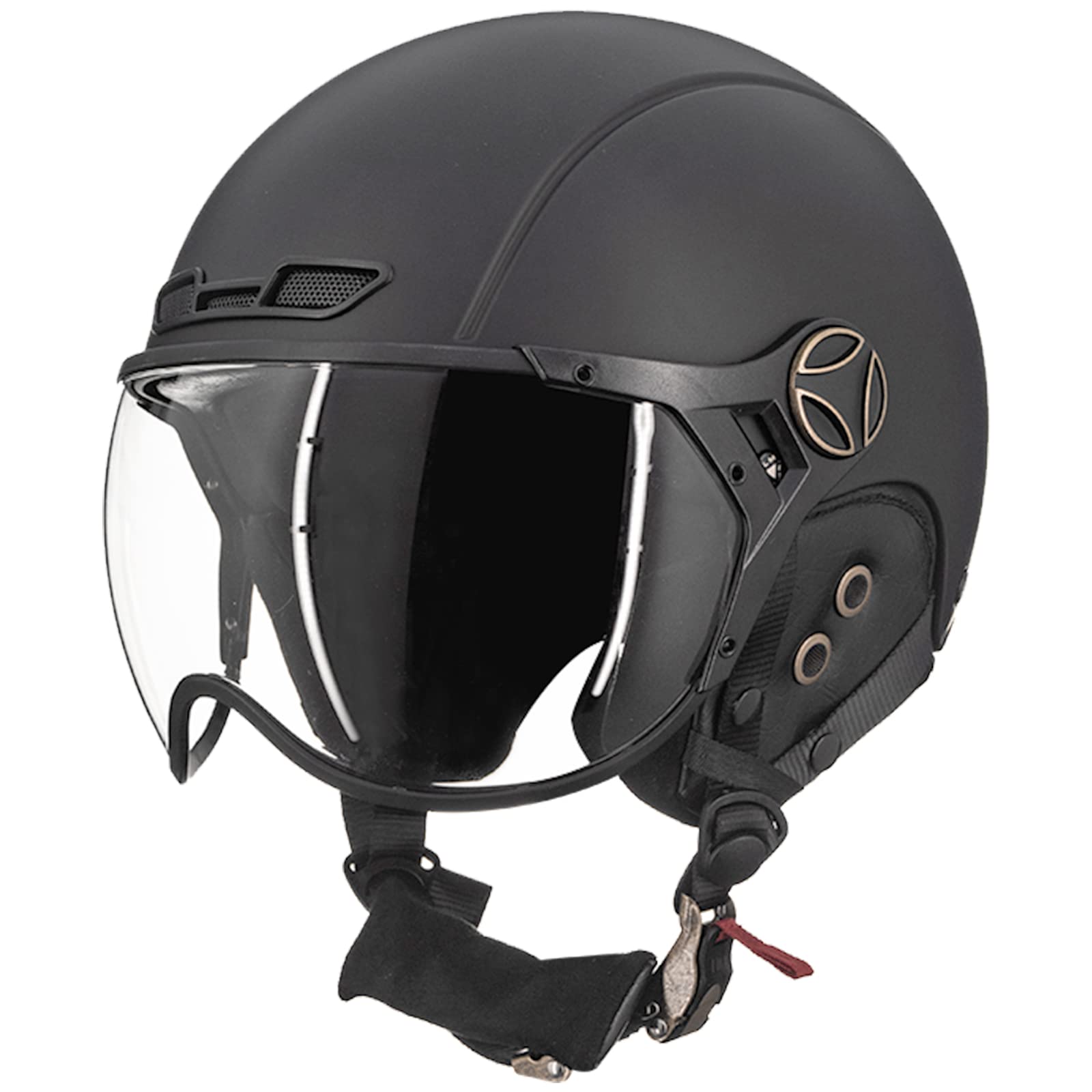 ILM Fahrradhelm für Damen Herren Erwachsene Fahrrad Ski Snowboard Helm mit Abnehmbarem Visier Ohrenschützer ASTM CPSC und CE Z102