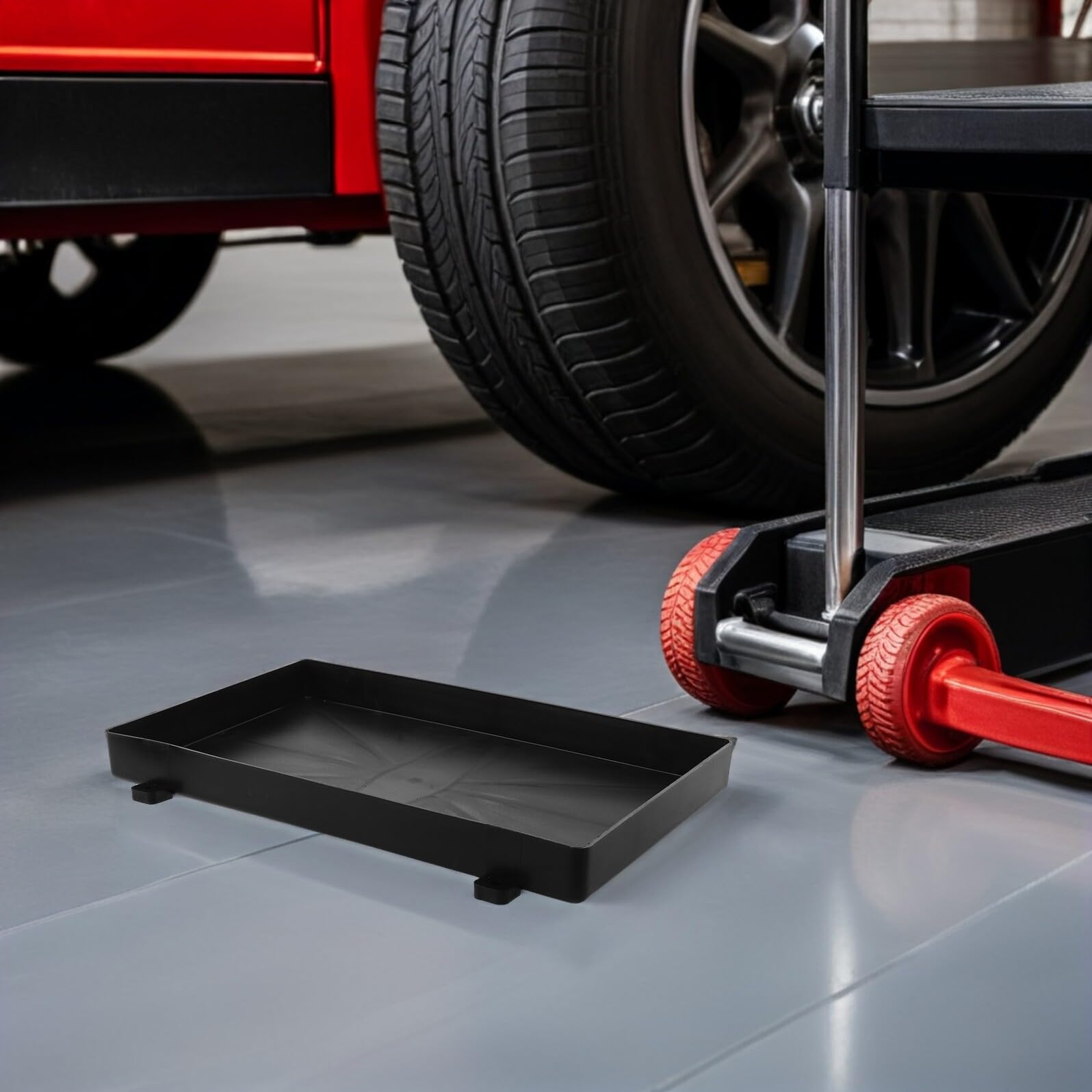 Verstellbare Batteriehalterung mit Gurt für Boote und Fahrzeuge Schwarz