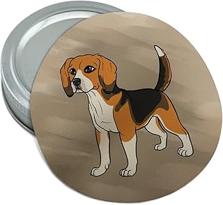 Beagle Pet Dog Round Rubber Non-Slip Jar Gripper Lid Opener