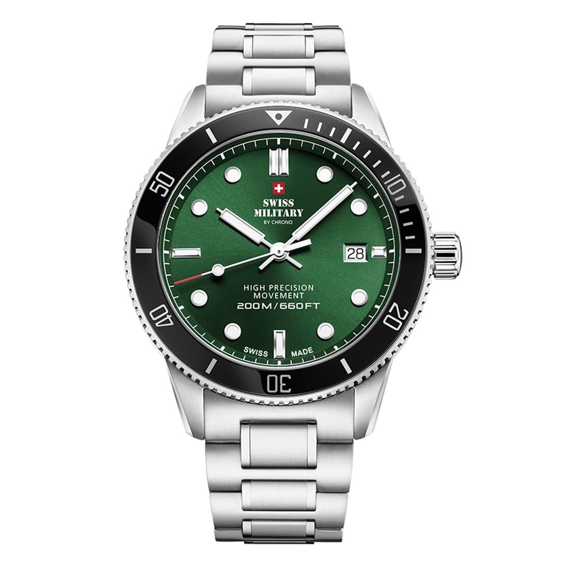 Swiss Military by Chrono Analogue Green Dial Mens Watch-SM34088.03 (B0CCSM3XRD) Amazon Price History, Amazon Price Tracker