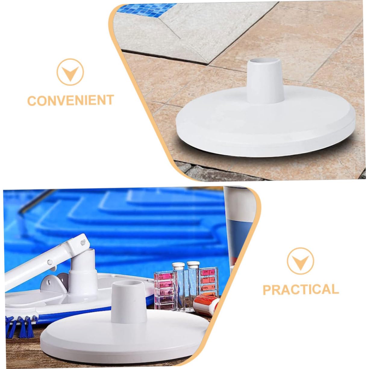 TOYANDONA 3 Pièces Plaque de Vidange pour Aspirateur de Piscine Accessoire de Nettoyage Durable pour Remplacement pour Skimmer Optimise Entretien et Économise