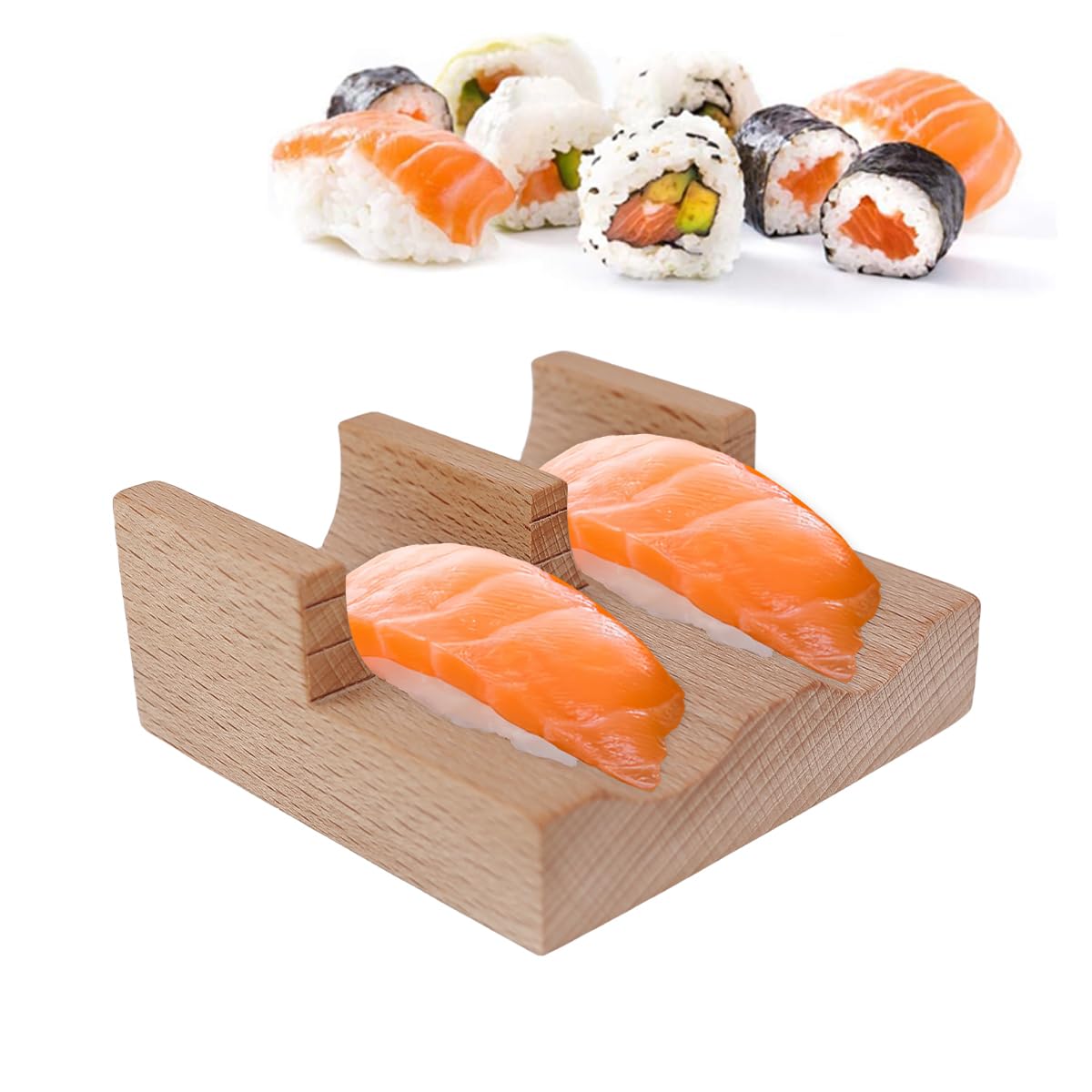 Amazon.com | DOERDO DD Wooden Sushi Roll Holder Japanese Taco