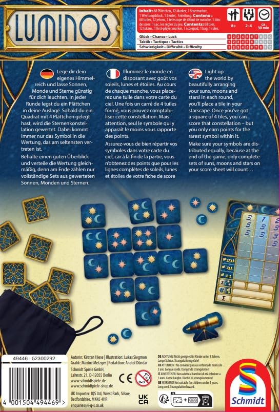 Schmidt La Tarma Imbrogliona Gioco Di Carte, Colori Assortiti