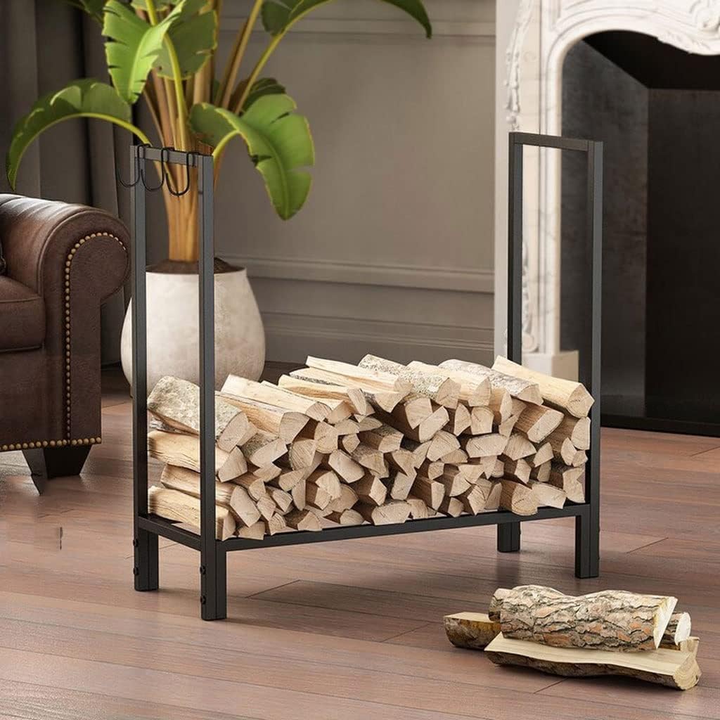 Outdoor Firewood Holder Rack for Fireplace Wood Storage Log Store Indoor and Outdoor Wood Rack for Firewood Logs