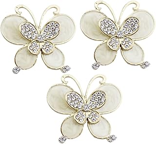 Sewroro 3Pcs Adesivos Artesanais Capas De Telefone Rosa Adesivos Rosa Capa De Telefone Ornamento DIY Acessório De Joias Adesivo Decoração De Strass Para Capa De Telefone Material Clipe De