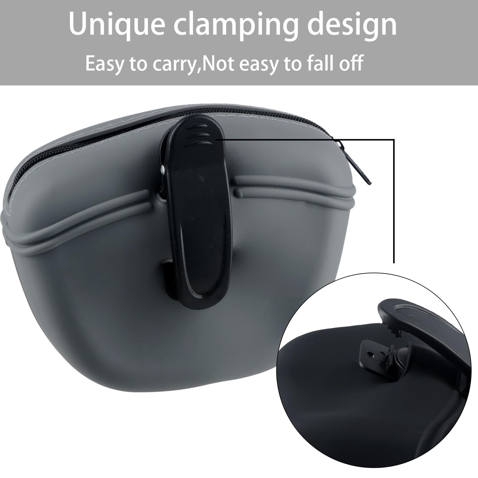 Sacca Premietti Per Cani In Silicone - 2 Pezzi Con Clip Da Cintura - Foto 5