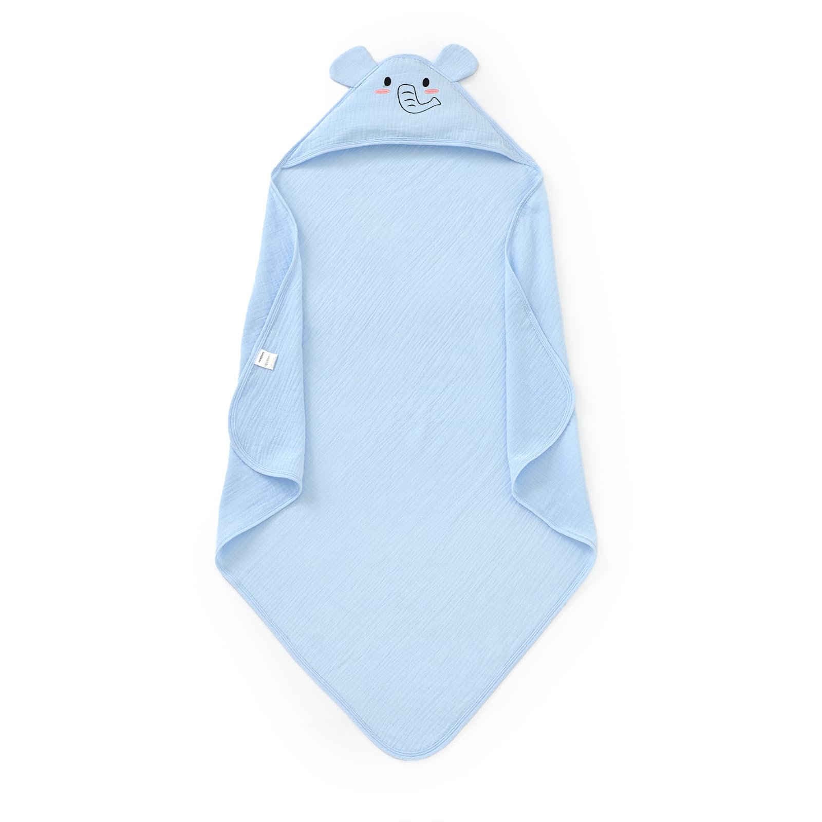 Hooded Baby Towels for Newborn 100 Cotton Muslin Soft Absorbent Baby Bath Towels with Hood for Infant Toddler