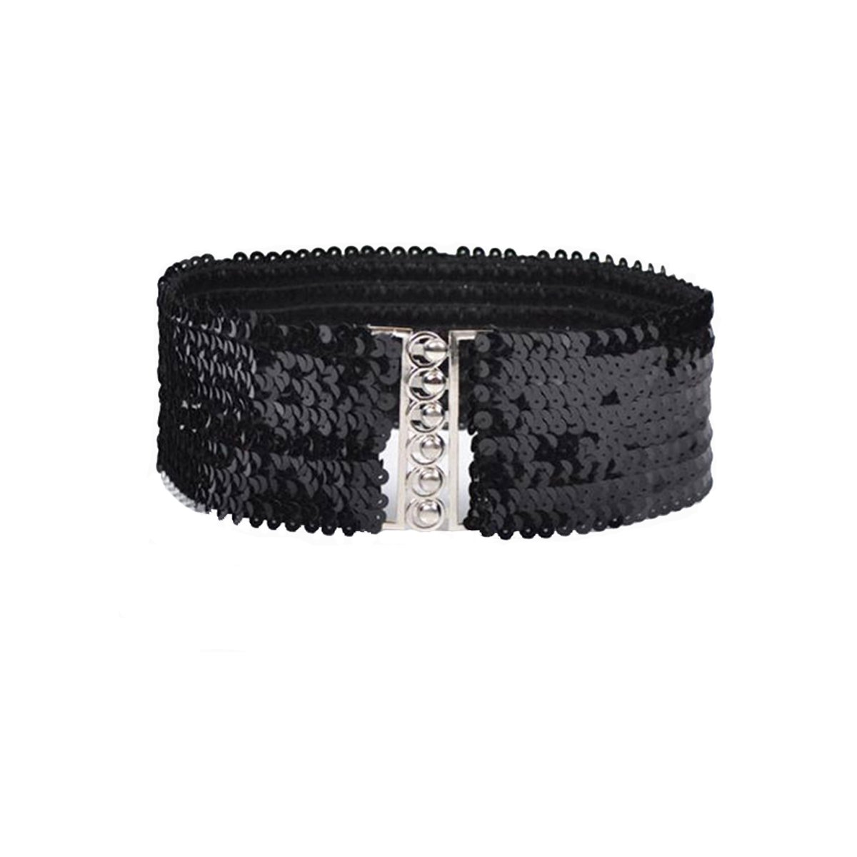 Pantalone Wide Leg Con Paillettes Con Elastico | P15230031209 | IT - Foto 6