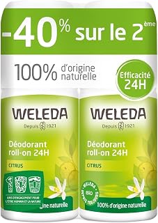 Weleda Citrus Deodorant Roll-on 24H 2 x 50ml