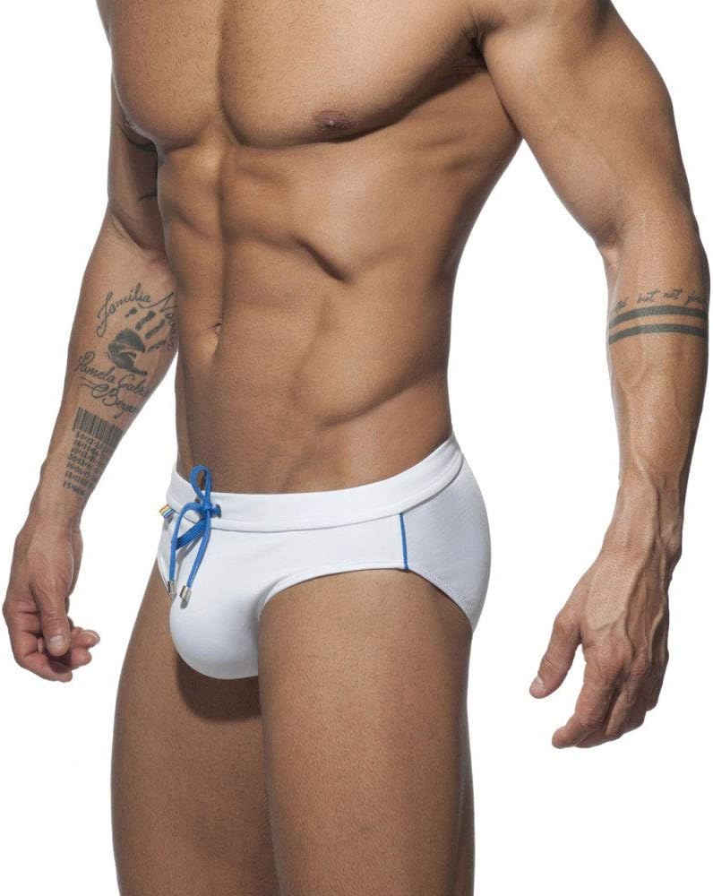 UXH Mens Swimsuit Briefs Padded Swimwear Male Sexy Swimming Bikini Board Beach Surfing Swim Trunks - Image 4