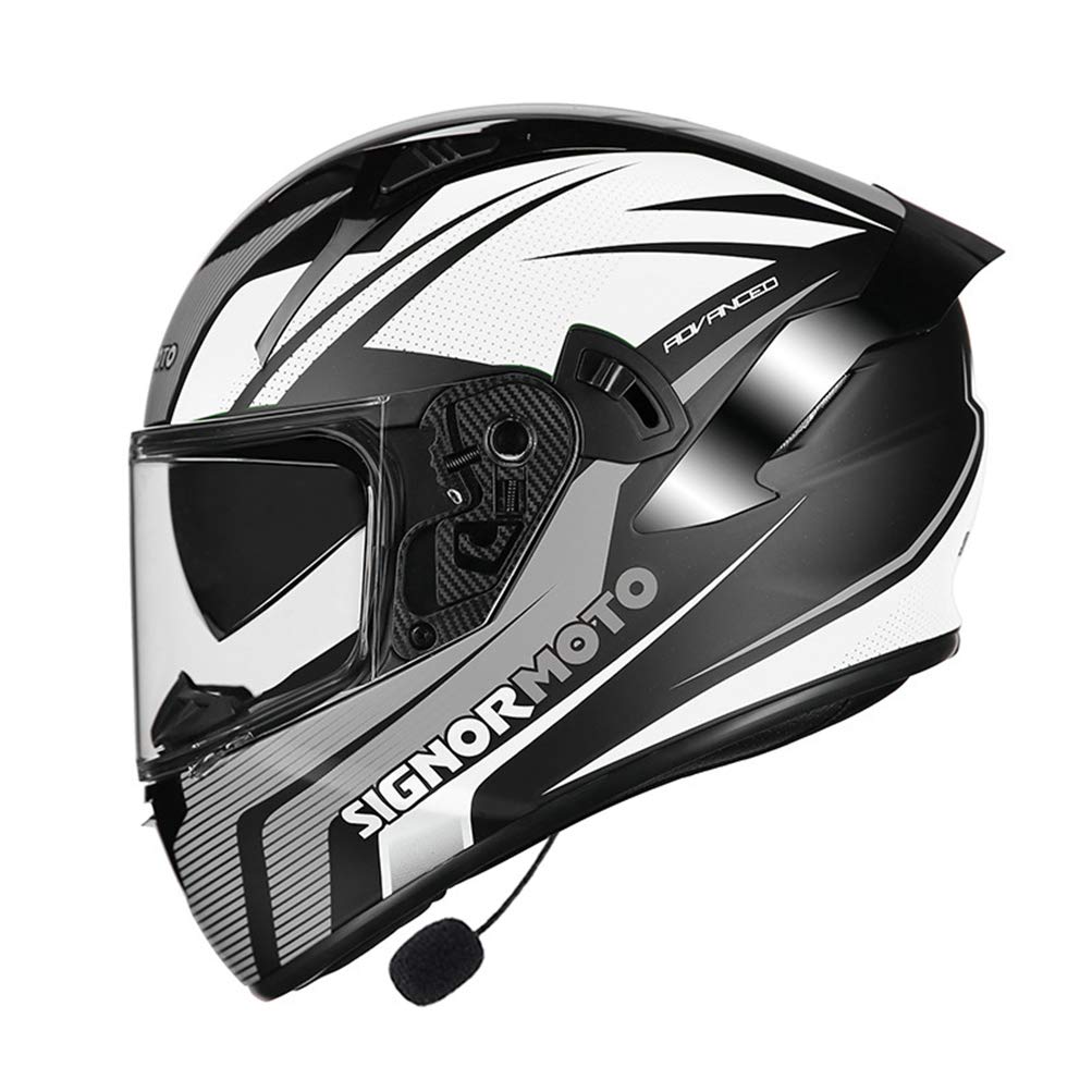 Buy Full Face Modular Motorcycle Helmets for Men with Bluetooth Flip Up