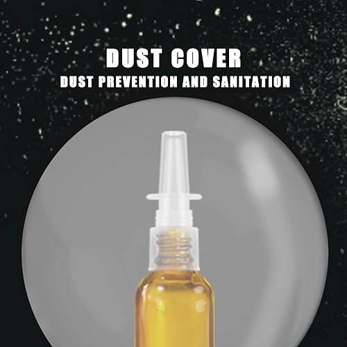 Miniatura 8 de GIVAMEIHF - Botella de aerosol nasal de 1 oz de vidrio ámbar, contenedor recargable, rociadores de niebla fina, Moderno