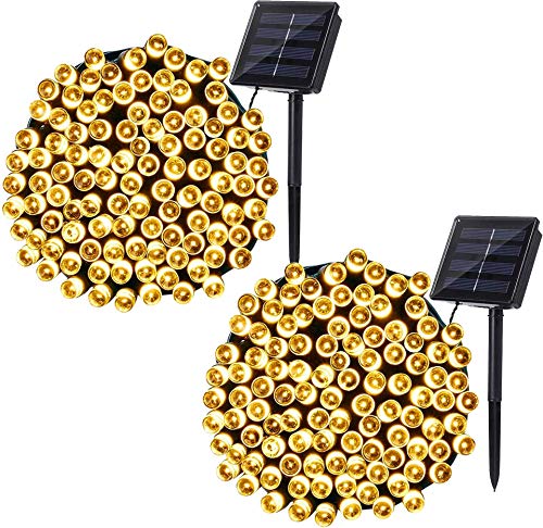 Dolucky LED Solar String Lights, Waterproof 72ft 200 LED Solar String Lights Outdoor(Multi-Color)