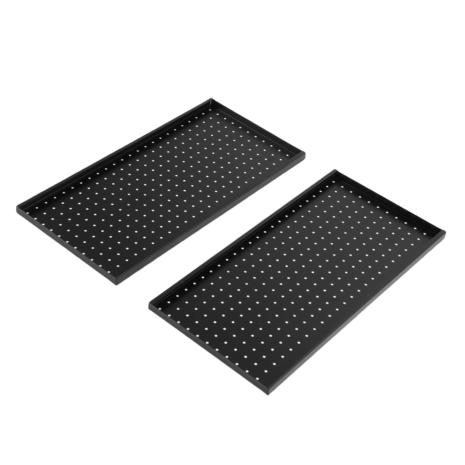 Organizador de pared de tablero perforado de alta resistencia, panel de pared perforado de metal, organizador de herramientas montado en la pared para tienda, almacén, acero de