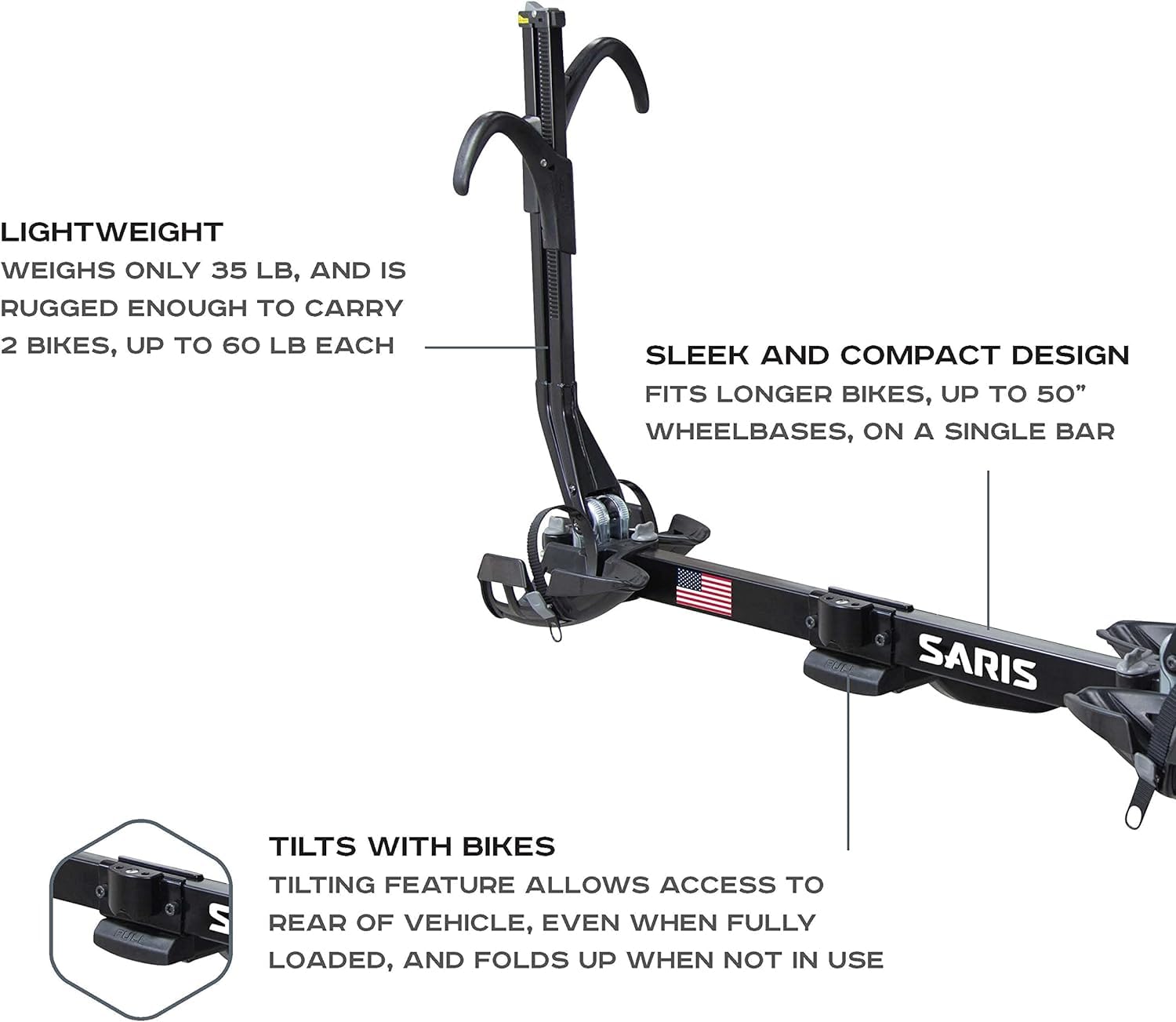 Amazon.co.jp: Saris Super Clamp EX 2バイク : 車＆バイク