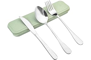 Reusable Travel Utensil Set for Lunch Boxes