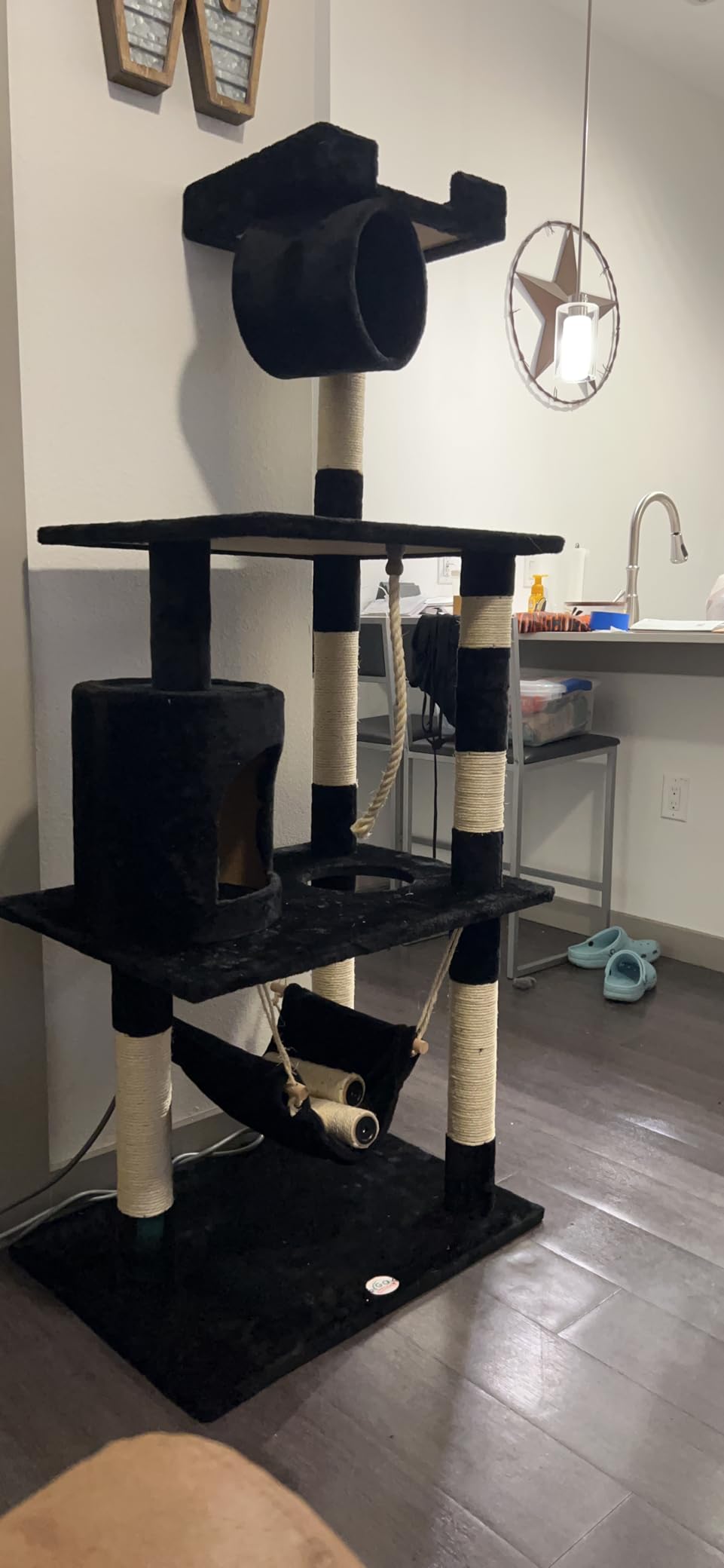 13/mo Finance Go Pet Club 62Inch Cat Tree, Blue Buy Now, Pay Later