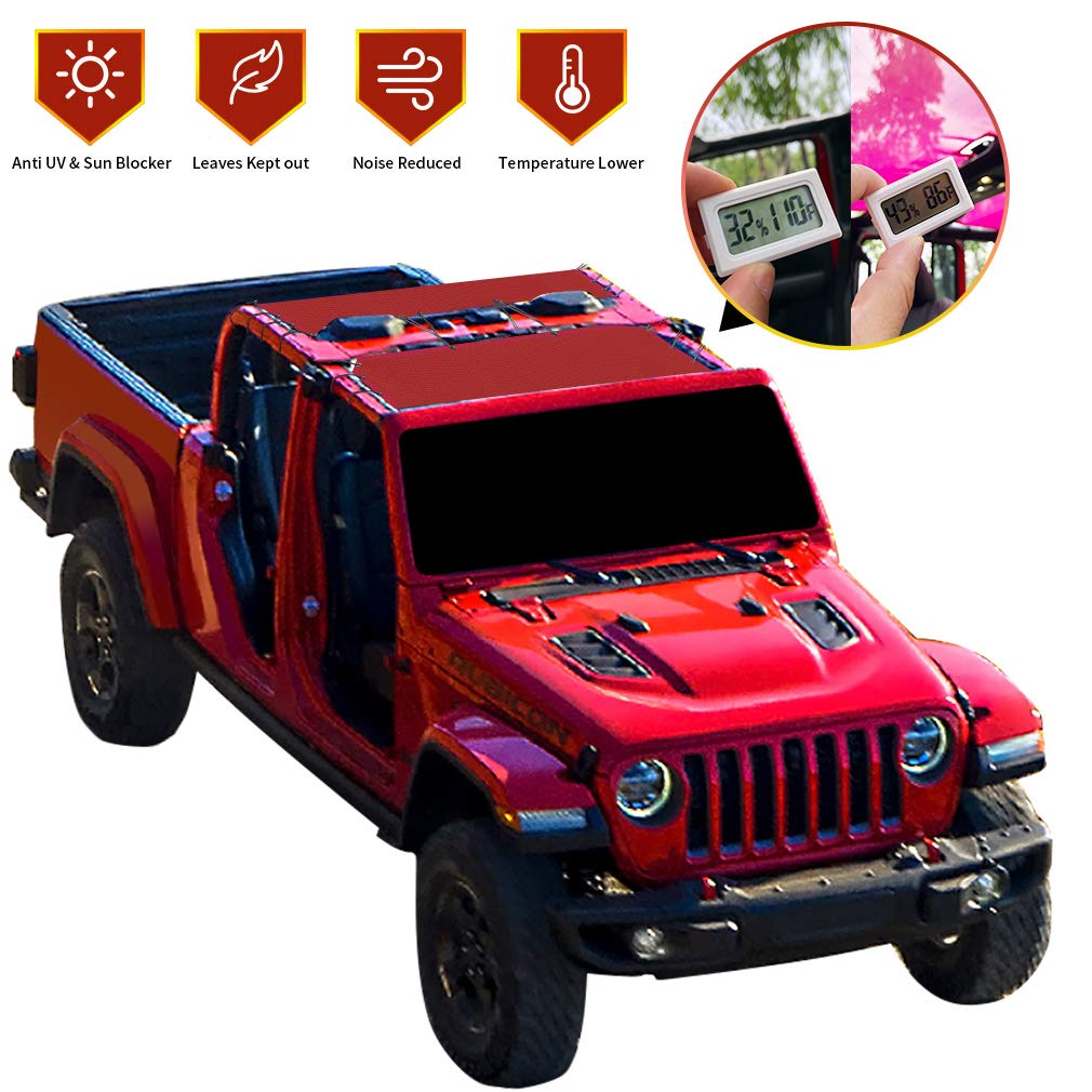 Shadeidea - Parasol Para Jeep Gladiator, Jt 4 Puertas, | Cuotas Sin Interés