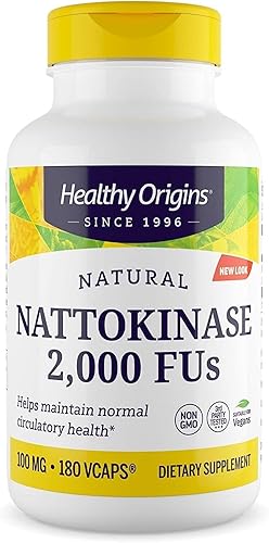 Healthy Origins Nattokinase 2 000 Multi vitaminas FU 100 Mg 180 unidades 603573251604 paquete de de 1 1 Healthy Origins Nattokinase 2 000 Multi vitaminas FU 100 Mg 180 unidades 603573251604 paquete de de 1 1