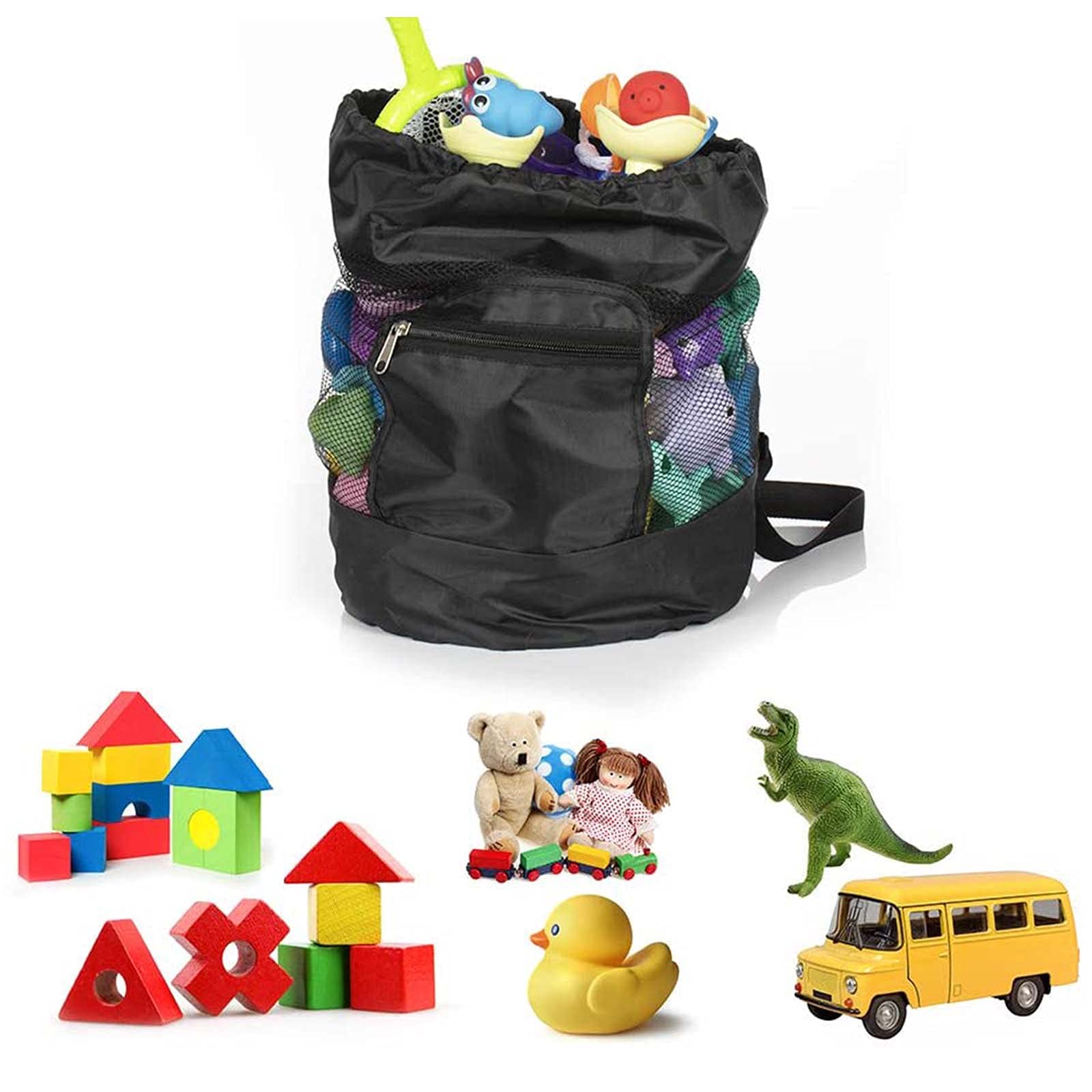2 Extra Große Netzbeutel Mit Kordelzug – 35x40 Cm, Für Strand, Pool, Spielzeug & Sport