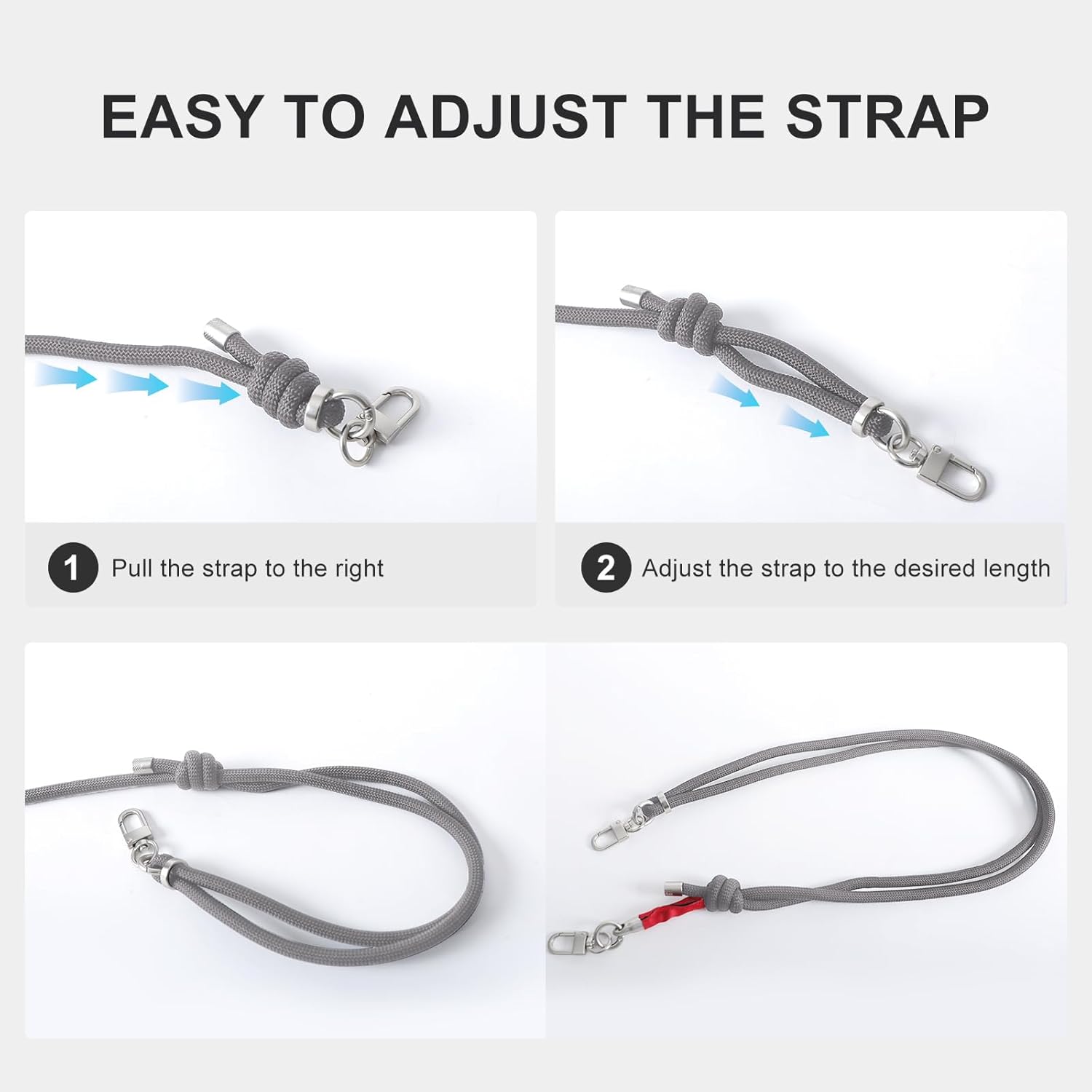 Sling Bag for Men/Women,Lightweight Nylon Travel Essential with Detachable Cord,Fanny Pack Crossbody Shoulder