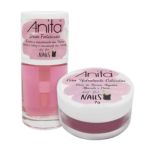 Kit Fortalecedor de unhas Anita + Serum e Cera hidratante, Anita