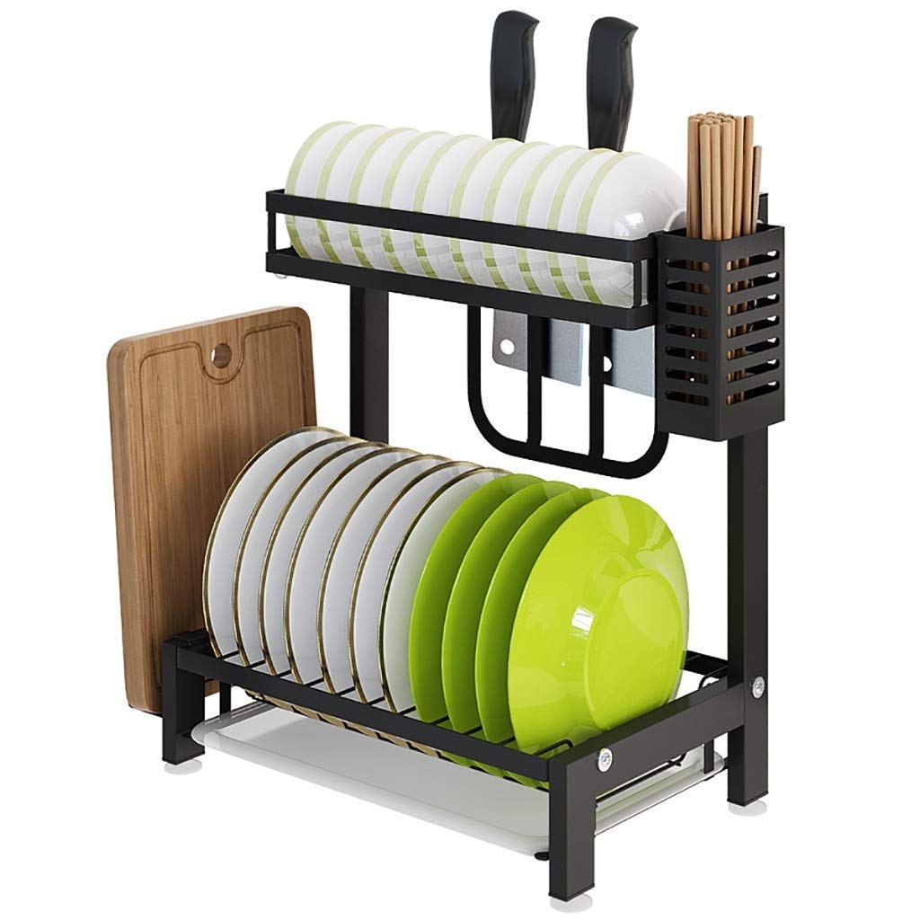 Escurreplatos - Rejilla para Secar Platos sobre El Fregadero Escurridor De Platos Grande Enrollable, Estante para Fregadero De Cocina Plegable Multiusos Estera De Acero Inoxidable