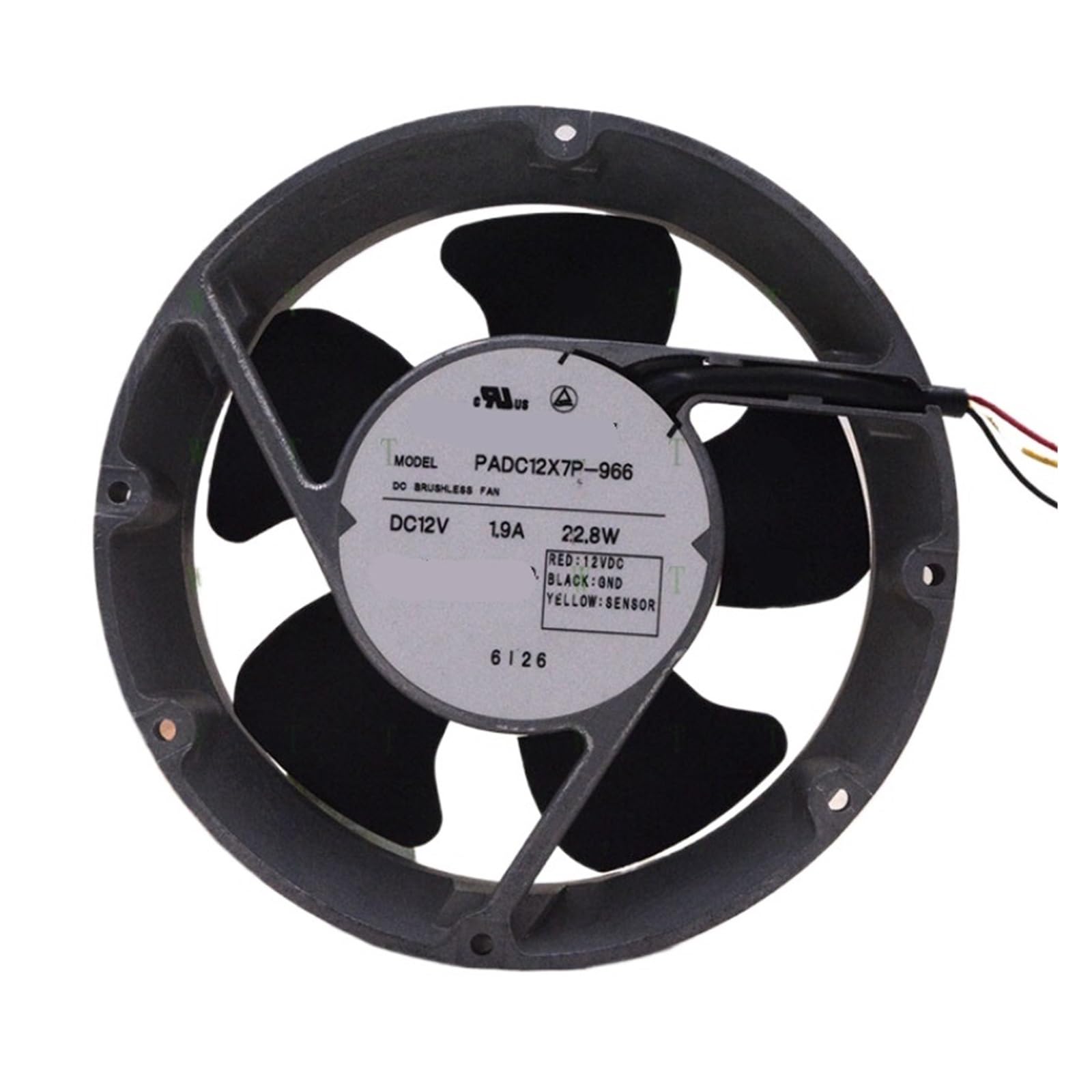 YMUGUEGH 12V 1.9A 17050 PADC12X7P-966 cooling fan