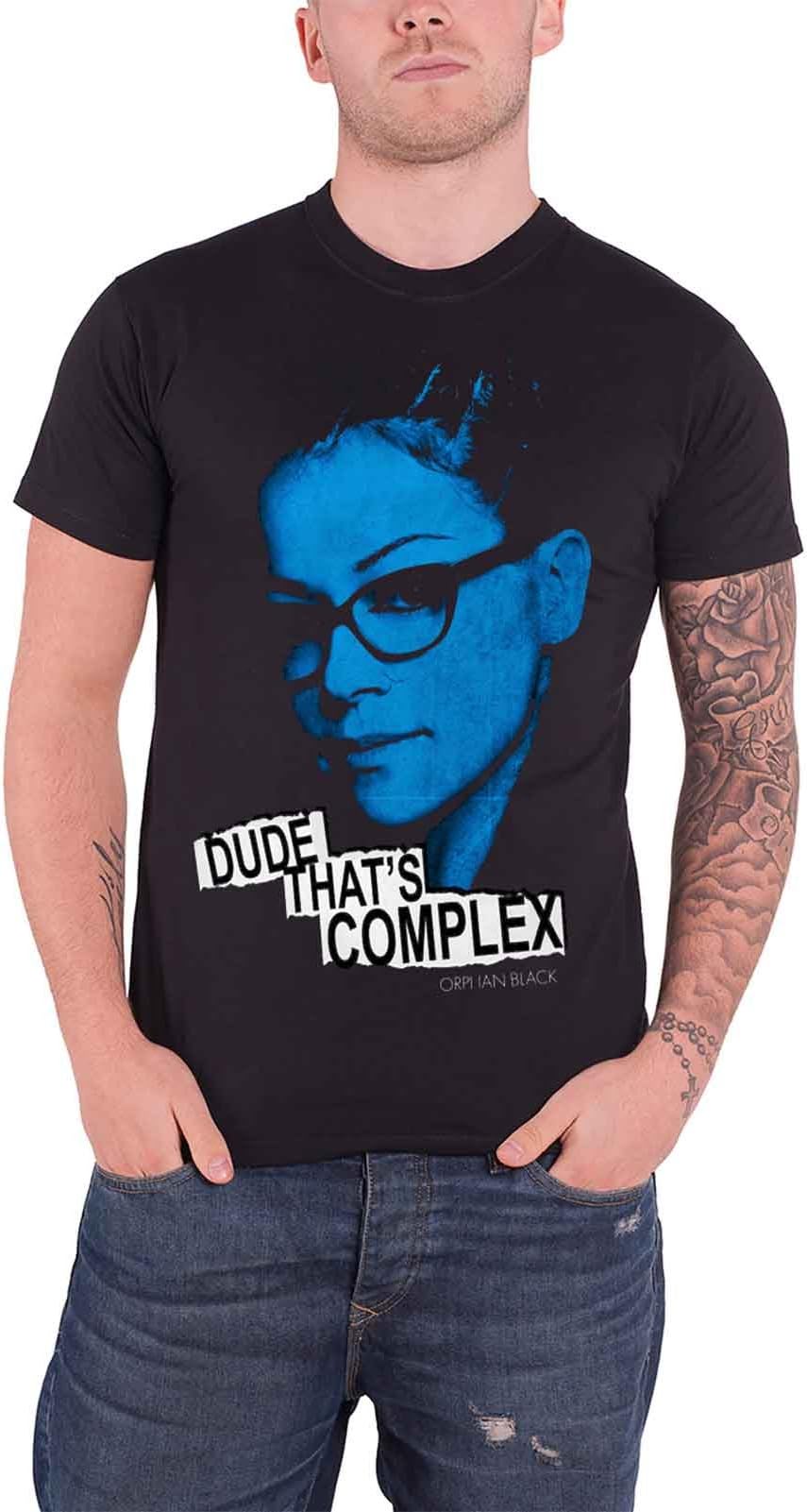 Orphan Black Dude Thats Complex Official Mens Black T Shirt Apparel