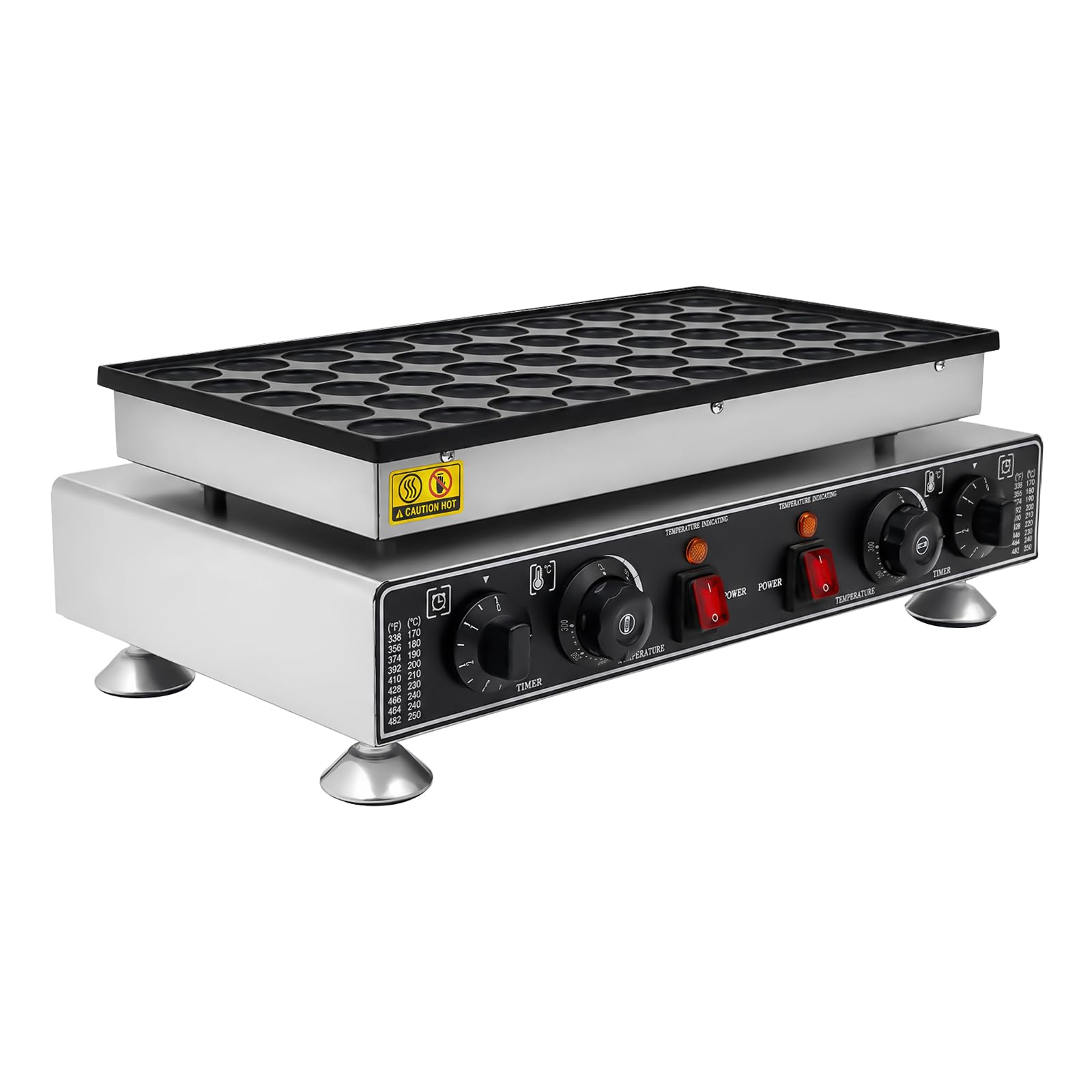 Máquina para hornear magdalenas, 50 magdalenas, 220 V, 1800 W, acero