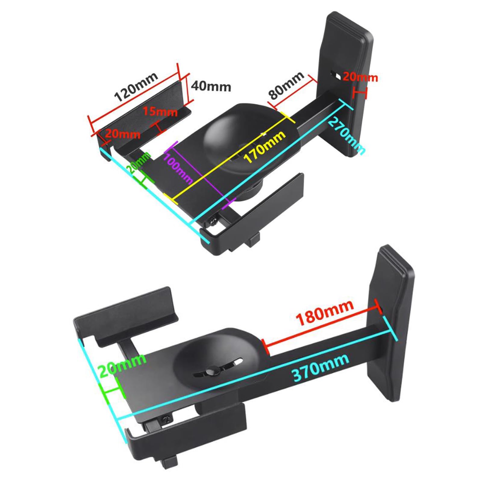 Amazon.co.jp: スピーカー壁マウント 1 組、ブックシェルフスピーカー