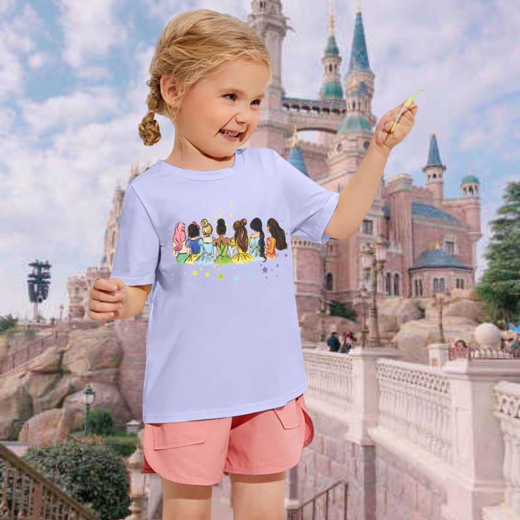 Magical Shirts for Girls: Princess Magic Kingdom Shirt Princess Tshirts Kids Toddler Cute Tee Family Vacation Trip Top - Image 5