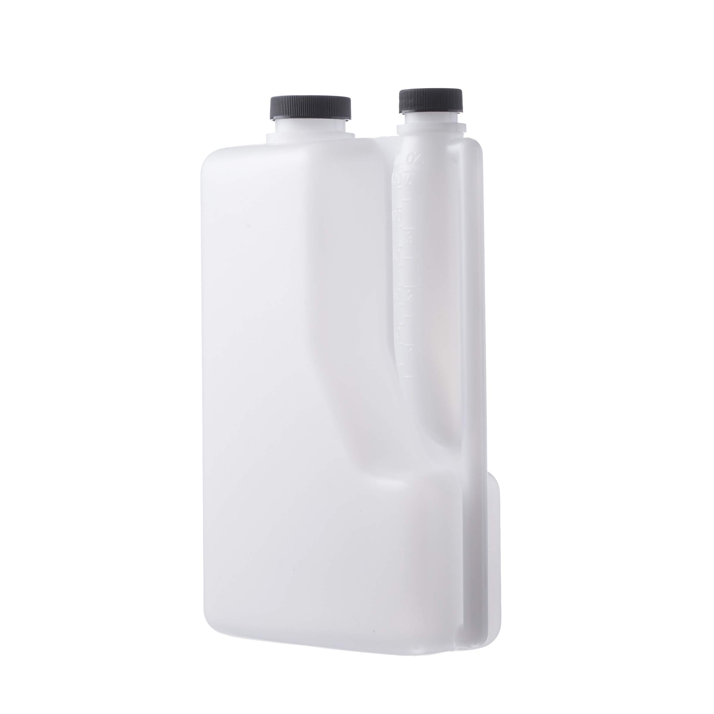 Consolidated Plastics 41398 HDPE Graduated Dispenser with Caps, 67.6 oz., Natural, 12 Piece