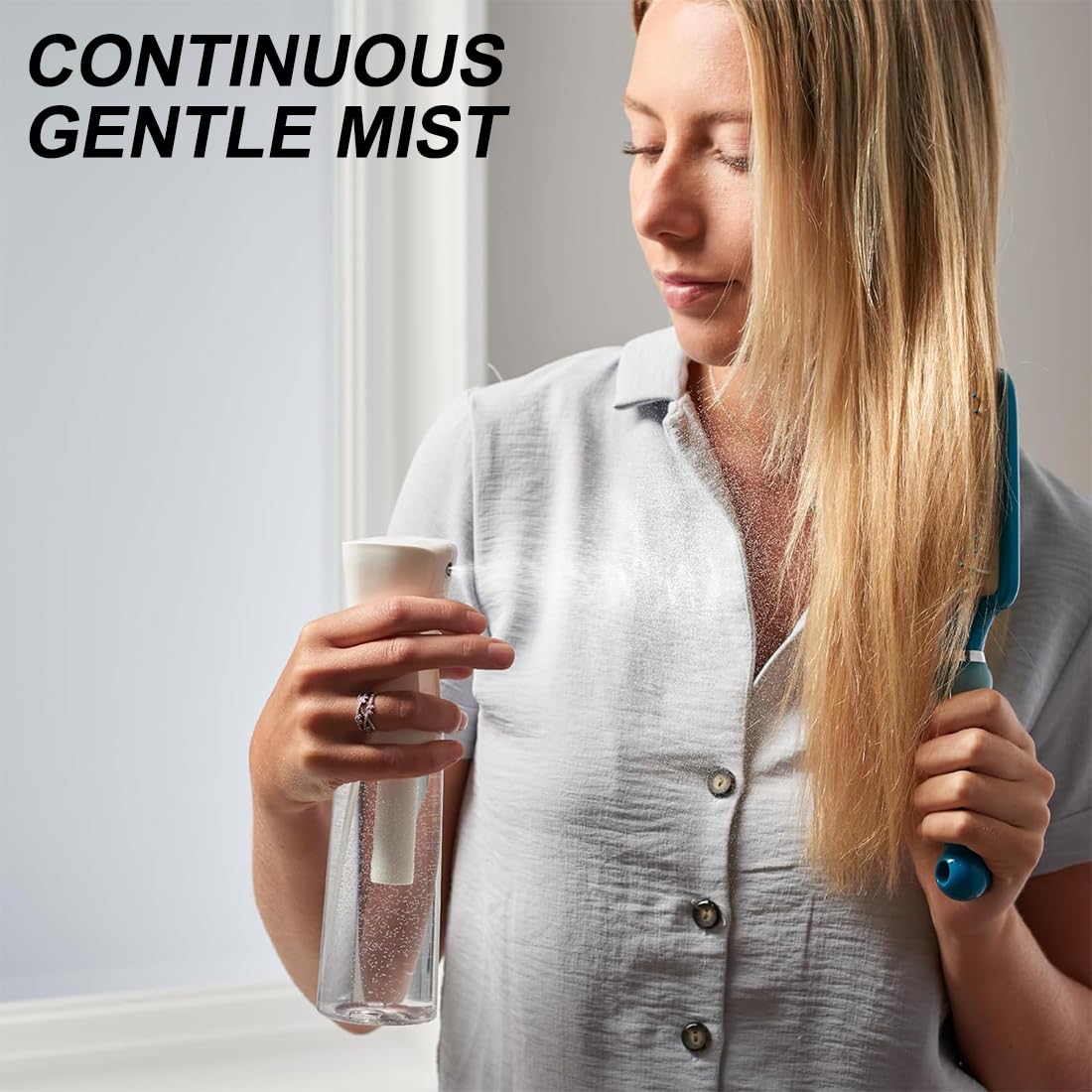 GGUFAY 2 Pezzi Spruzzino Nebulizzatore, 300 ML Spruzzino per Capelli, Bottigliette Spray, Ultrafine Nebulizzatore, Flacone Spray Per Acqua Continua, per Barbiere, Piante, Animali Domestici