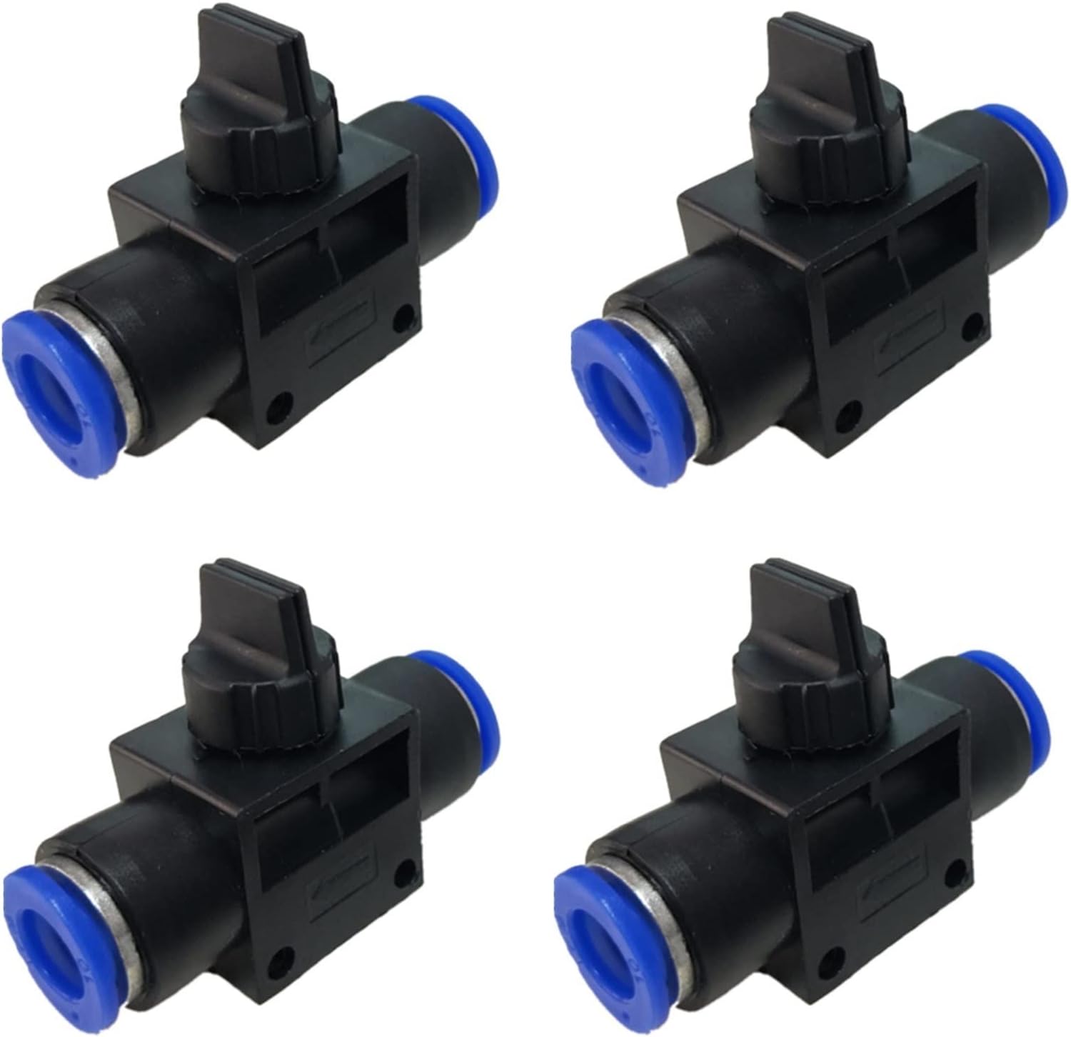 DOLUNTO 4PCS Pneumatic Fitting Pipe Connector Tube Air