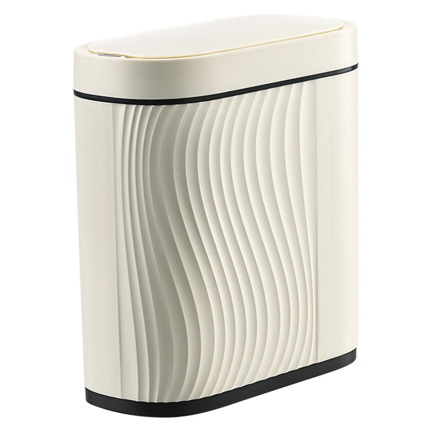 Pattumiera da Bagno 12x10x6 Sensore di Movimento Pattumiera Automatica con Coperchio Stretta Impermeabile per Bagno, Camera da Letto, Ufficio, Senza Batteria.