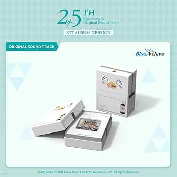 ブルーアーカイブ ブルアカ 2.5周年記念OST アルバムパッケージ 韓国限定 韓国限定日本未発売】ブルーアーカイブ2.5周年記念OST アルバム