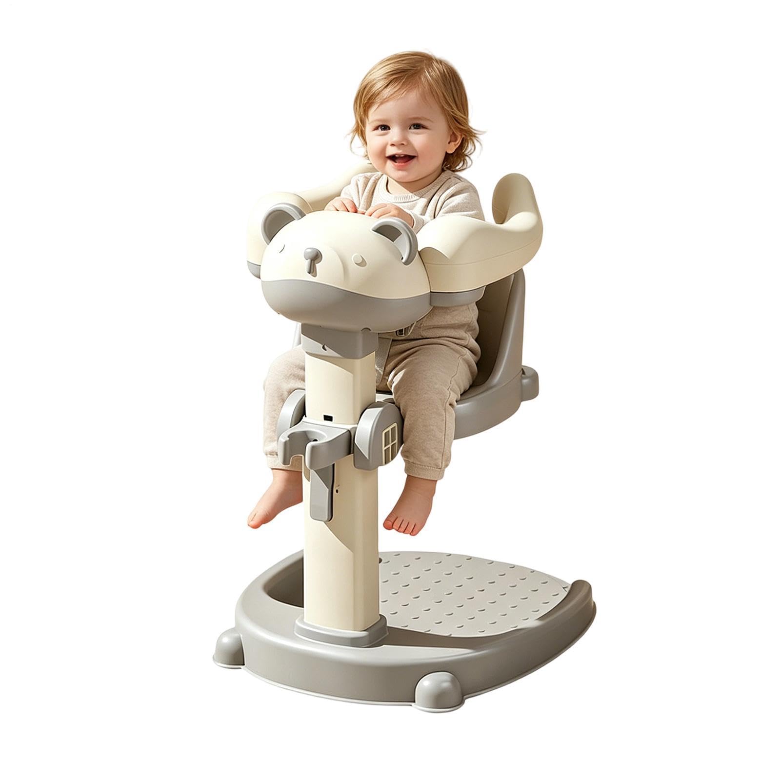 Kids Duschständer Höhenverstellbarer Anti-Rutsch-Sitz Abnehmbar | Sitz- und Stehduschständer für Badewanne Badezimmer Zuhause Studentenwohnheim Hotel Wickeln