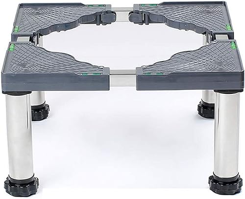 Miniatura 1 de Base de refrigerador a prueba de humedad Soporte para lavavajillas con 4 patas ajustables de altura de 7.9 pulgadas, base de aire acondicionado,