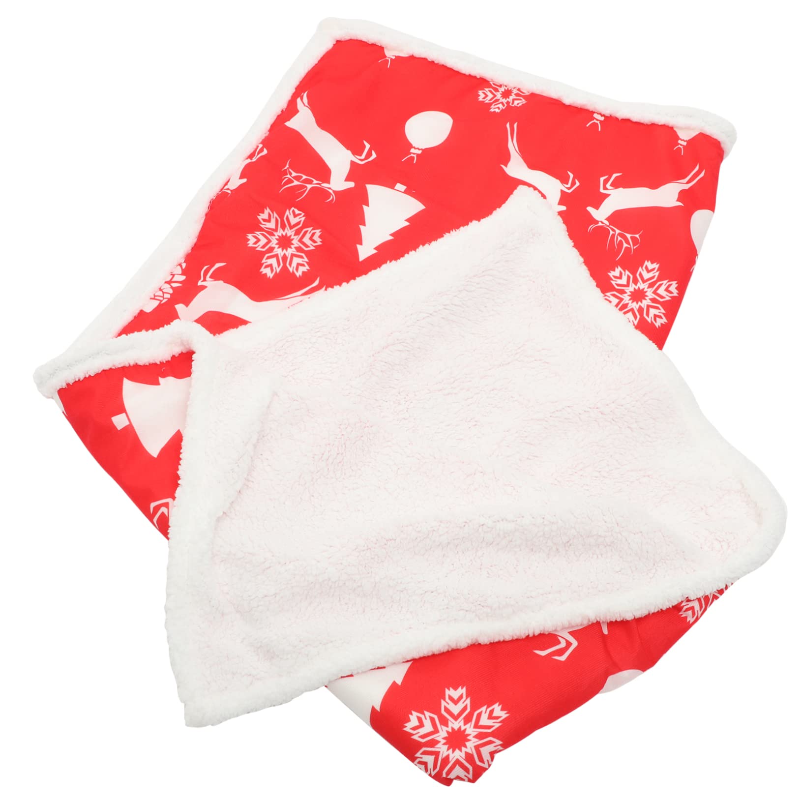 Cabilock Manta de Navidad de Felpa Gruesa Diseño 3D para Sofá, Cama o Habitación, Manta Decorativa Cálida de Invierno